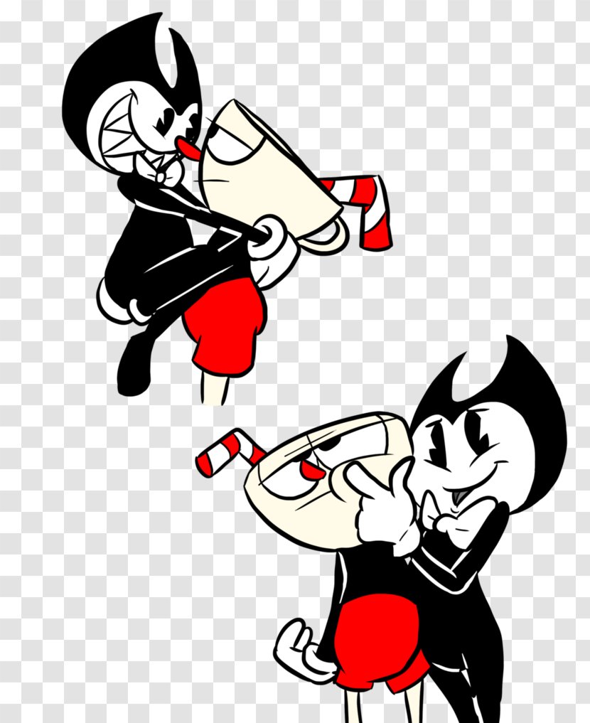 Cuphead Bendy And The Ink Machine Cendy Saga Drawing - Tree - Ship Transparent PNG