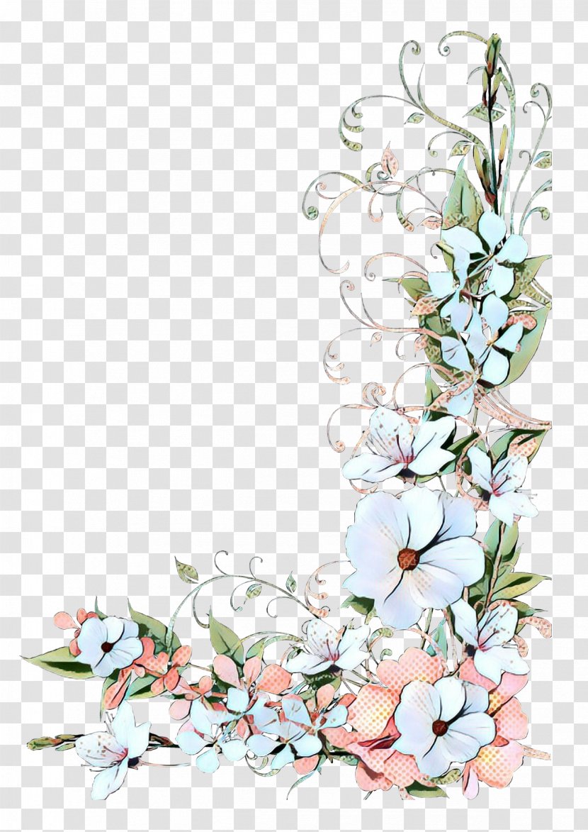 Pop Art Retro Vintage - Cut Flowers - Floristry Magnolia Transparent PNG