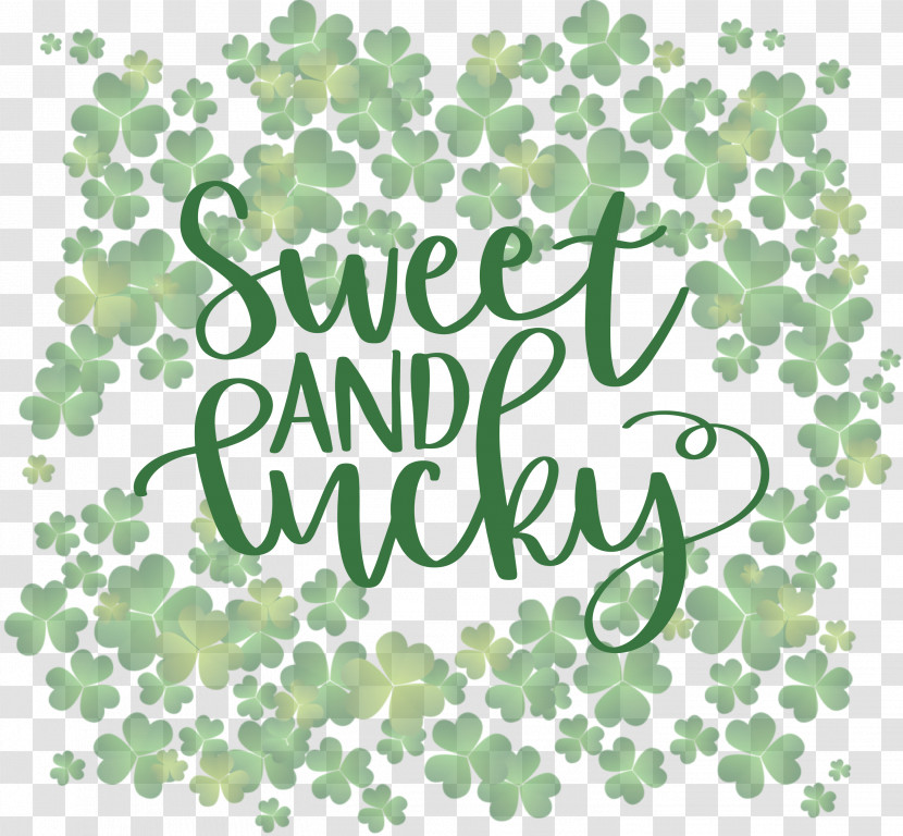 Sweet And Lucky St Patricks Day Transparent PNG