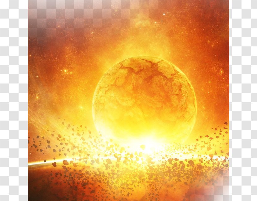 Light Flame Explosion Poster - Planet - Fireball Transparent PNG