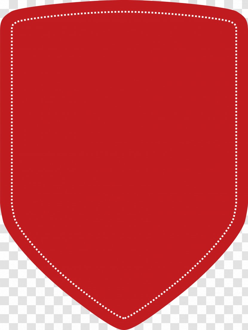 Red Rectangle Pattern - Square Shield Transparent PNG