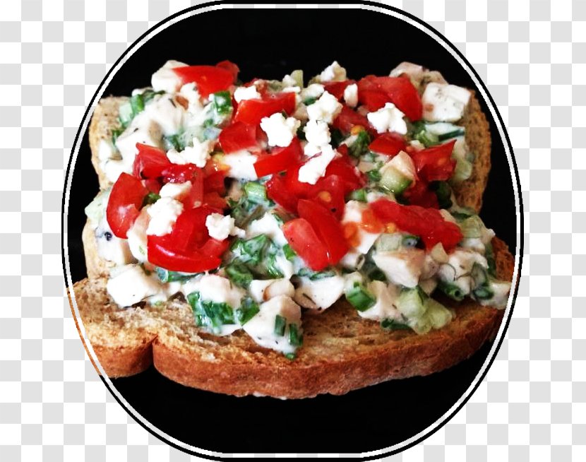 Bruschetta Vegetarian Cuisine Italian European Mollete - Garlic Smell Transparent PNG