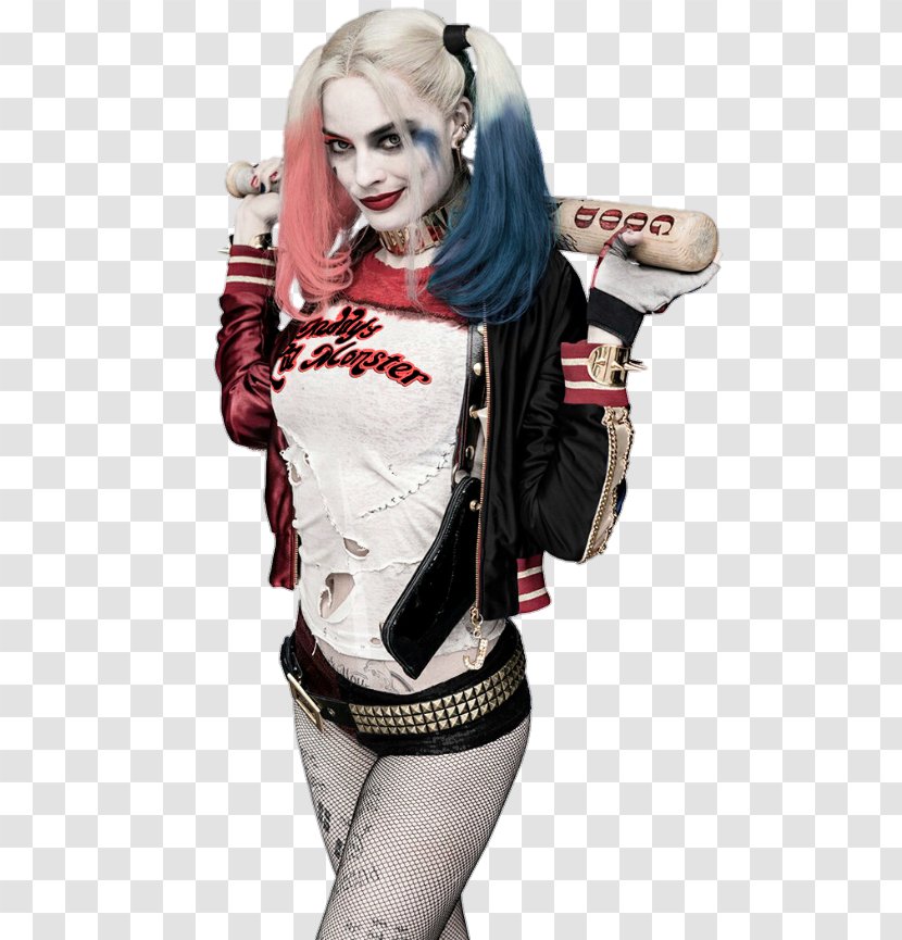 Margot Robbie Harley Quinn Joker Batman Suicide Squad - Flower Transparent PNG