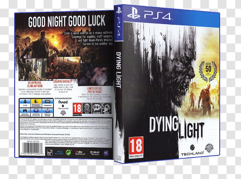 Dying Light PlayStation Need For Speed Rivals Dragon Ball Xenoverse PC Game - Advertising - Playstation Transparent PNG