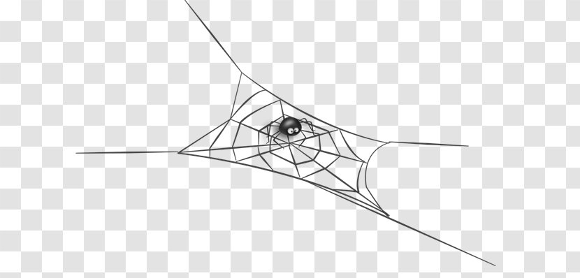 Spider Web Drawing - Triangle Transparent PNG