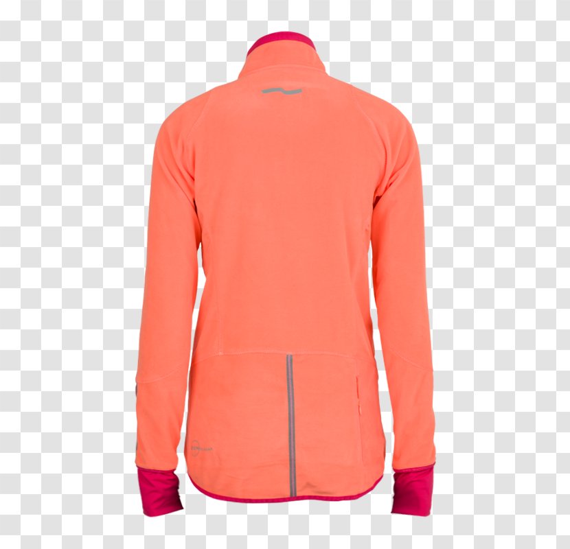 Raincoat Fleece Jacket Polar Sleeve - Orange Transparent PNG
