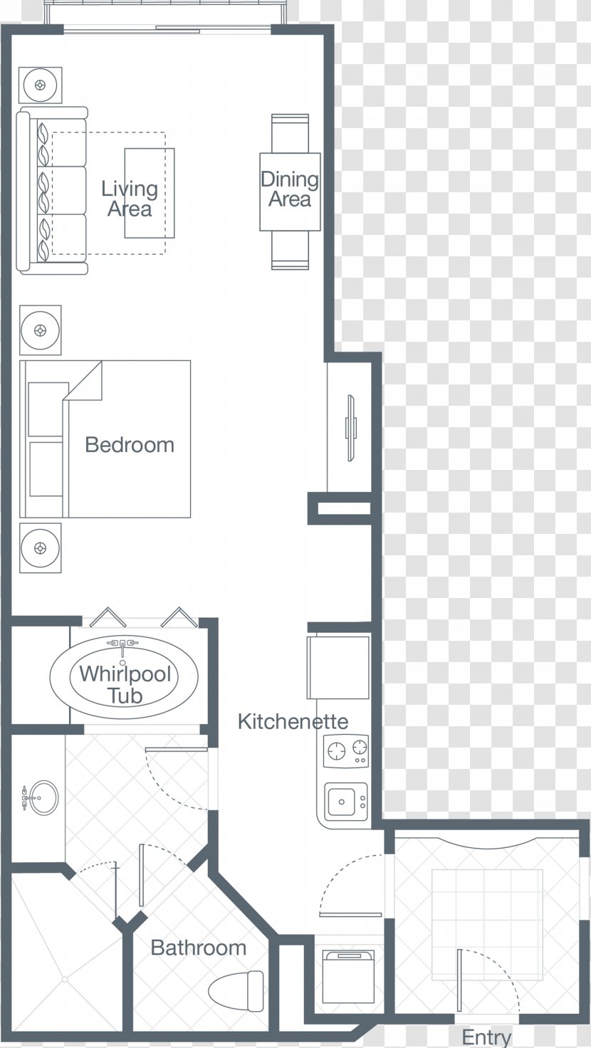 Floor Plan The Westin Kierland Villas Sheraton Hotels And Resorts Broadway Plantation Resort - Hotel Transparent PNG