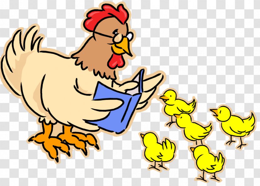 Chicken Hen And Chicks Clip Art - Poultry Farming - Pre School Pictures Transparent PNG