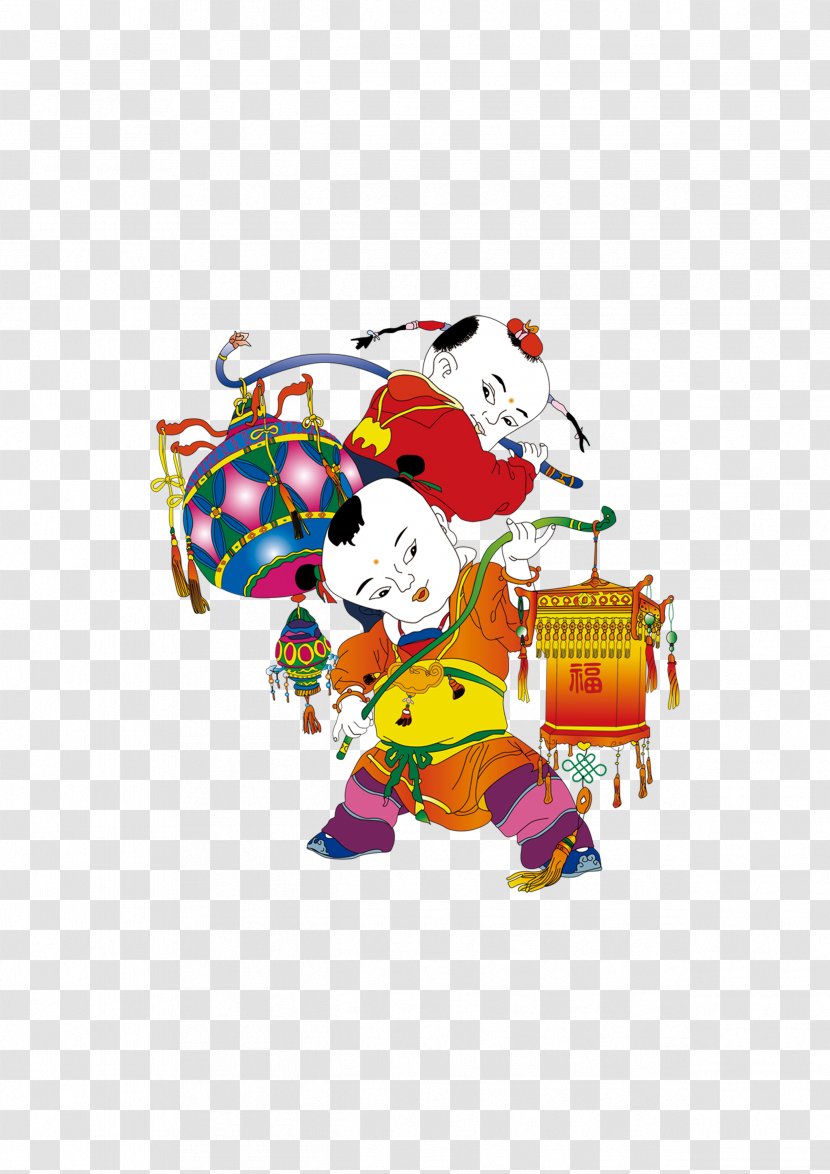 Chinese New Year Fu - Rooster - Children Play Transparent PNG