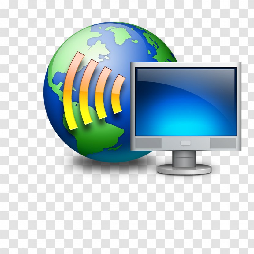 Computer Monitors Globe World Desktop Wallpaper - Monitor Accessory - Remote Transparent PNG