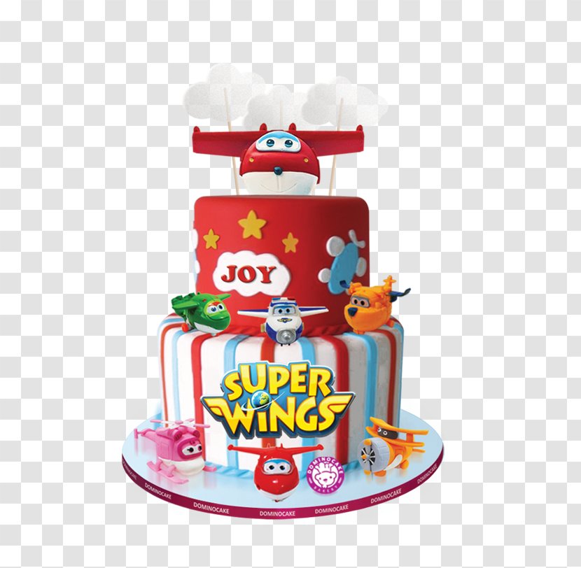 Birthday Cake Torte Wedding Sugar Cream - Super Wings Transparent PNG