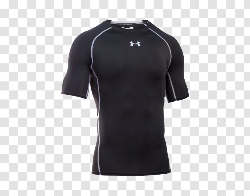 T-shirt Under Armour Men's HeatGear Compression Shirt Sleeve - Tree Transparent PNG