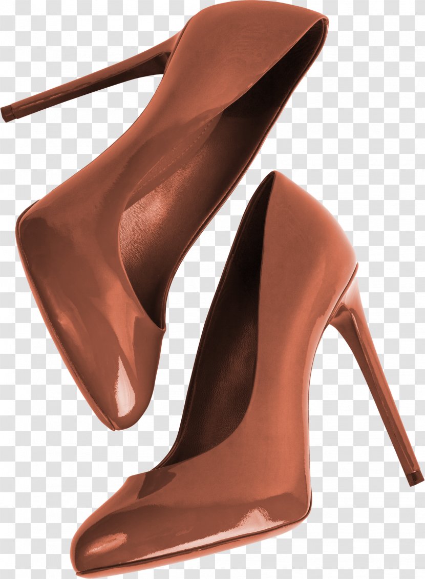 High-heeled Footwear Stock Photography Shoe Royalty-free - Absatz - Brown High Heels Material Free To Pull Transparent PNG