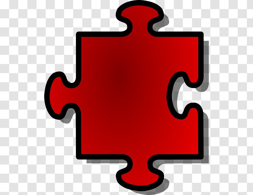 Jigsaw Puzzles Puzz 3D Clip Art - Area - RED SHAPES Transparent PNG