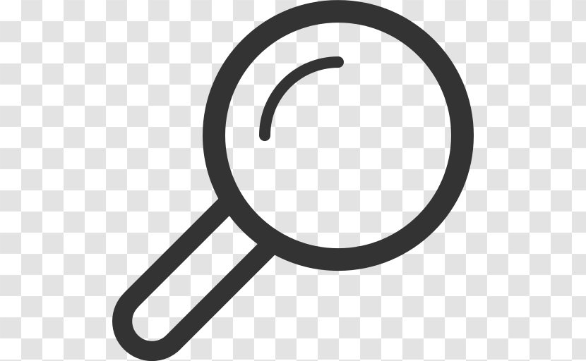 ICO Web Search Engine Icon - Symbol - Magnifying Glass Transparent PNG