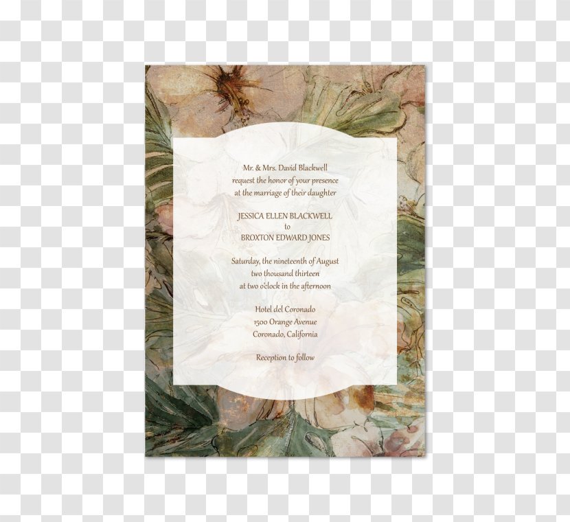 Wedding Invitation Convite Paper Greeting & Note Cards - Party Transparent PNG