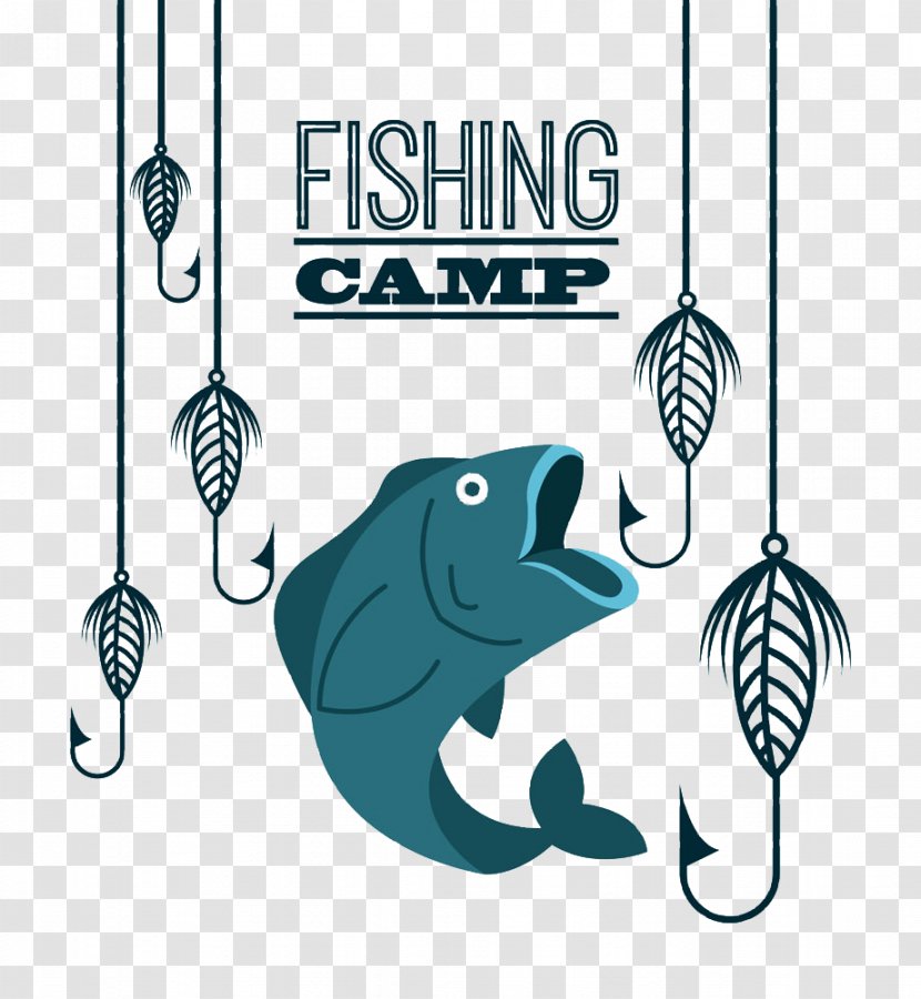 Fish Hook Fishing - Cartoon Transparent PNG