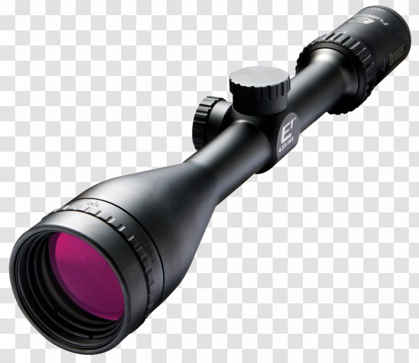 Telescopic Sight Burris 200162, Fullfield II Scope, 3-9x40mm Matte Black Ballistic Plex Reticle Veracity Optics - Silhouette - Glock 765 Transparent PNG