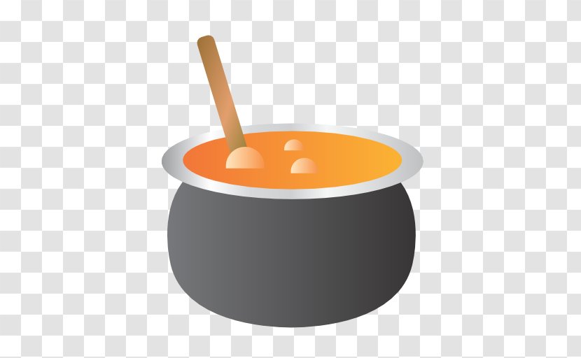 Orange Dish Tableware Cookware And Bakeware - Cauldron Transparent PNG