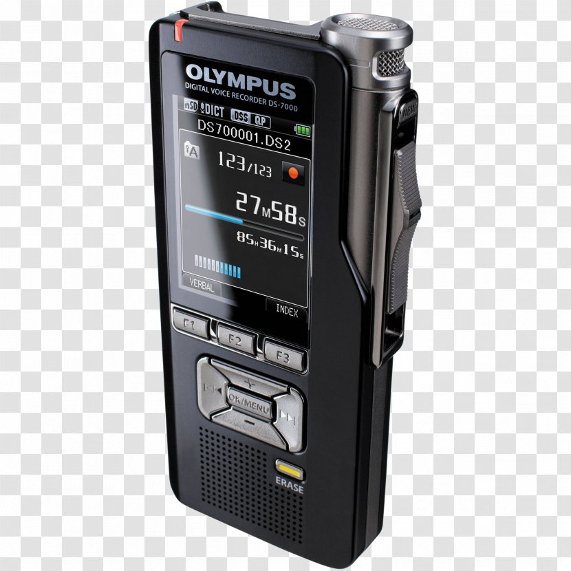 Microphone Dictation Machine Digital Olympus Corporation Sound Recording And Reproduction - Nintendo Ds Transparent PNG