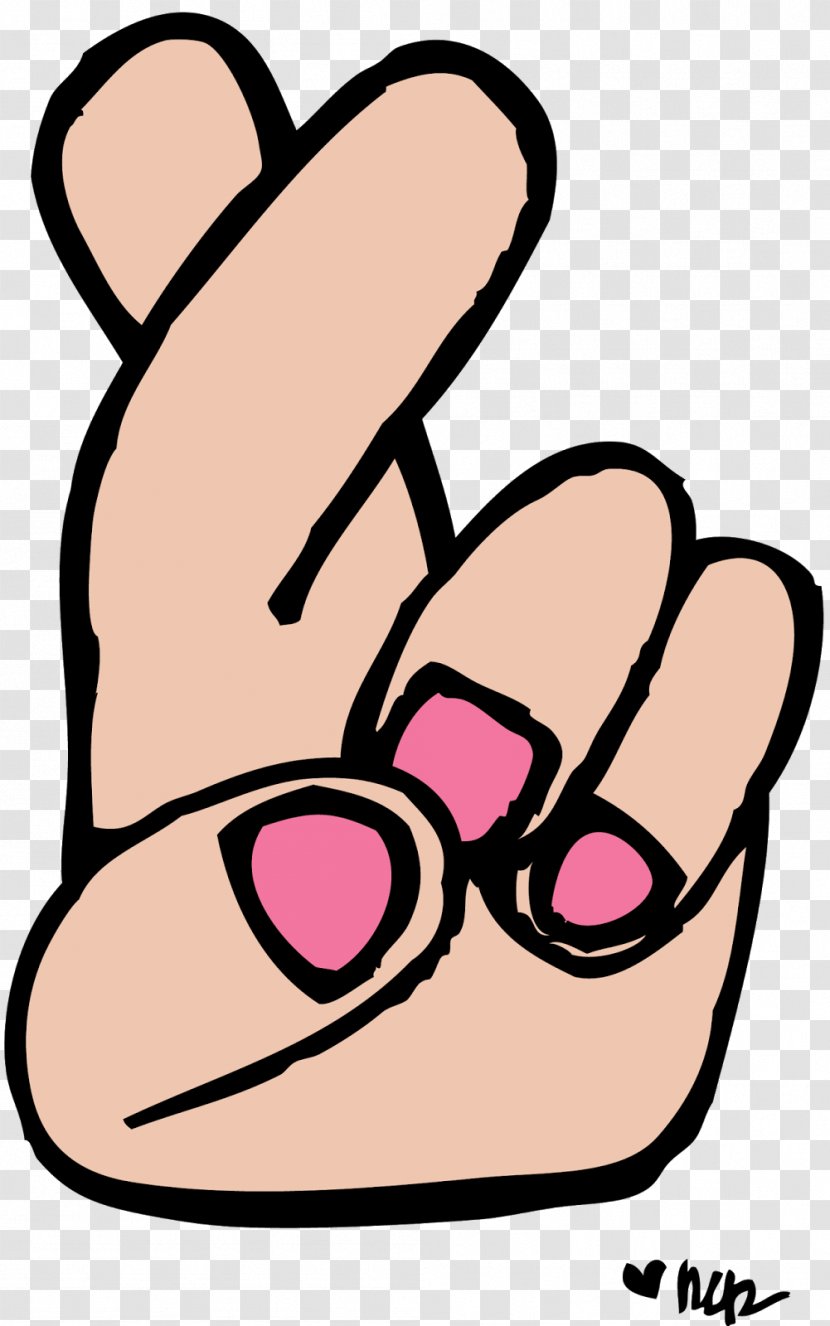 Crossed Fingers The Finger Clip Art - Hand - Clipart Transparent PNG