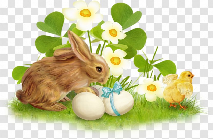 Easter Bunny Domestic Rabbit Egg - Centerblog Transparent PNG