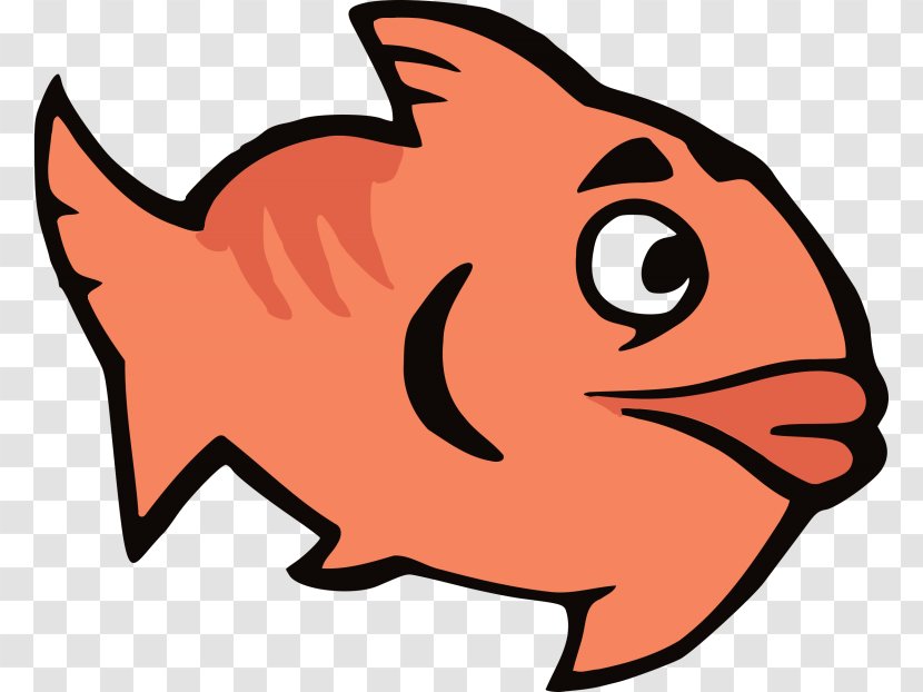 Whiskers Cartoon Clip Art - Drawing - Fish Transparent PNG