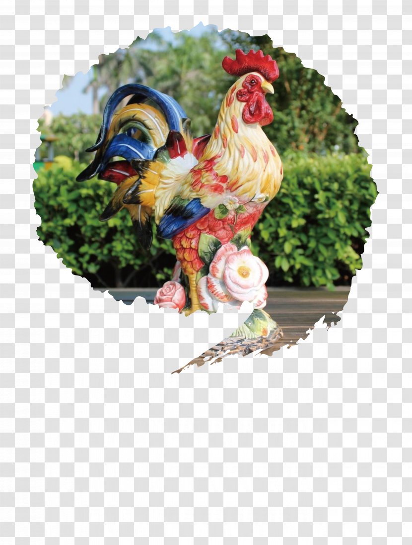 Rooster Chicken Oil Painting - Festival - 2017 Spring Transparent PNG
