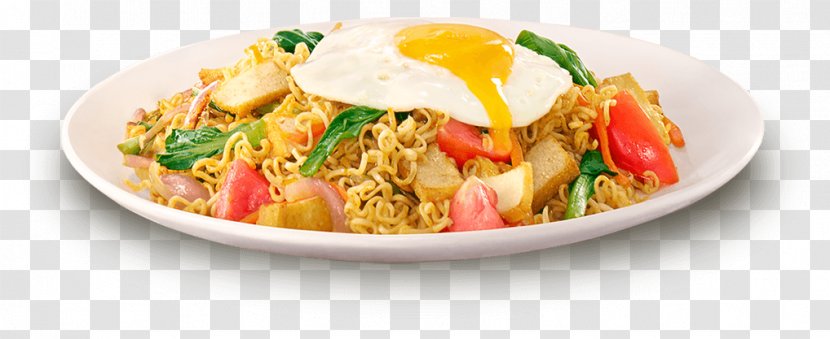 Chow Mein Fried Rice Noodles Lo Chinese - Food - Plate Transparent PNG