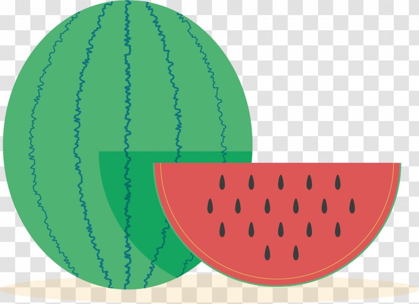 Dots Watermelon Line - Green Vector Transparent PNG