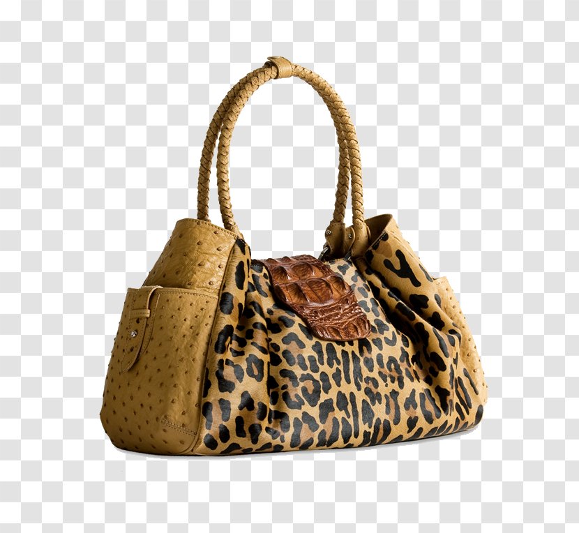 Hobo Bag Handbag Leather LG Optimus LTE Hide - Beige - Leopard Skin Transparent PNG