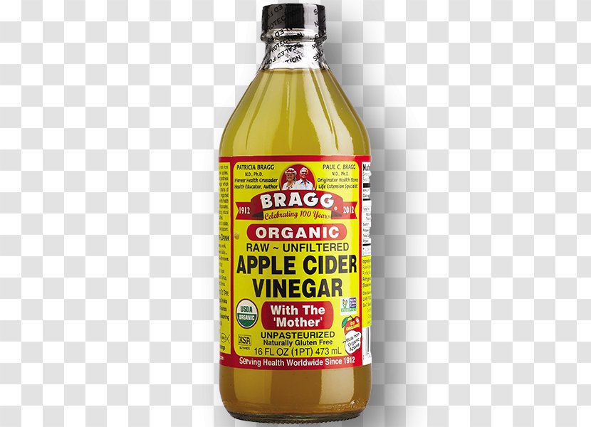 Organic Food Raw Foodism Apple Cider Vinegar Wine Ounce Transparent PNG