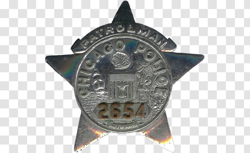 Badge Chicago Police Dept Department Officer Transparent PNG