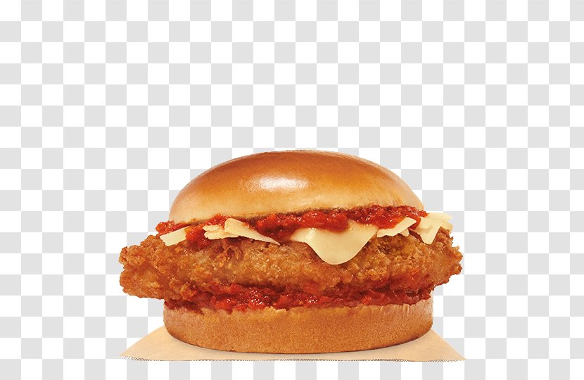 Chicken Sandwich Parmigiana Burger King Specialty Sandwiches Hamburger Crispy Fried - Kids Meal - And Transparent PNG