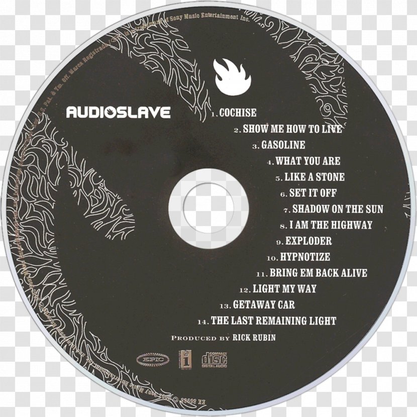 Compact Disc Audioslave Out Of Exile Album Revelations - Heart - Cowboy Casanova Transparent PNG