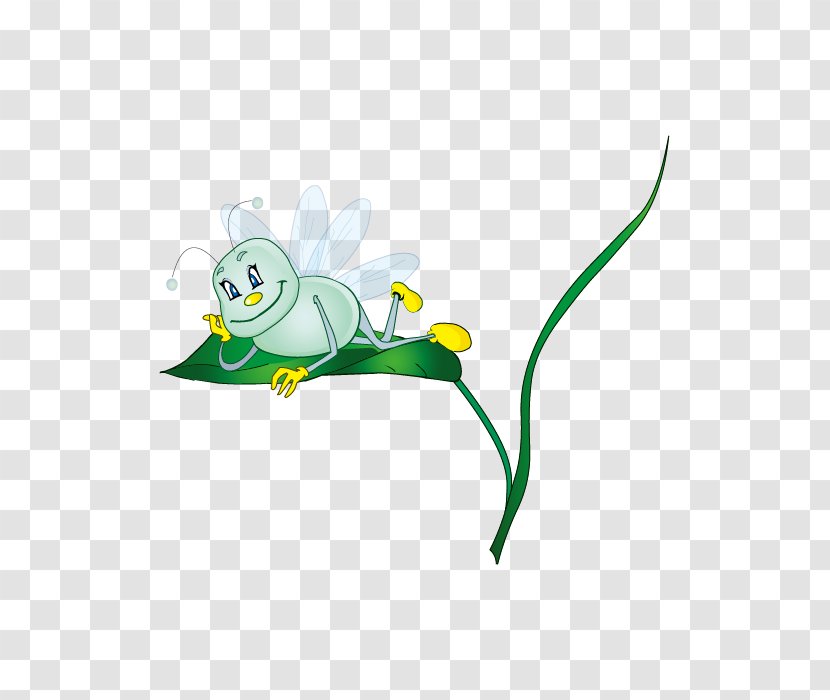 Clip Art - Fictional Character - Elf On Vector Leaves Transparent PNG