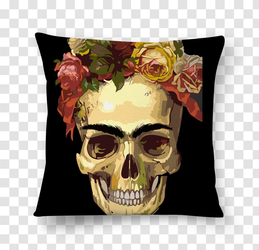 Artist Illustration Skull Painting - Andy Warhol - Frida Kalo Transparent PNG