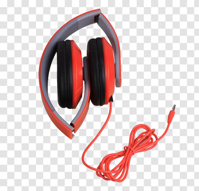 Headphones Audio Technology Sound - Electronics - Red Transparent PNG