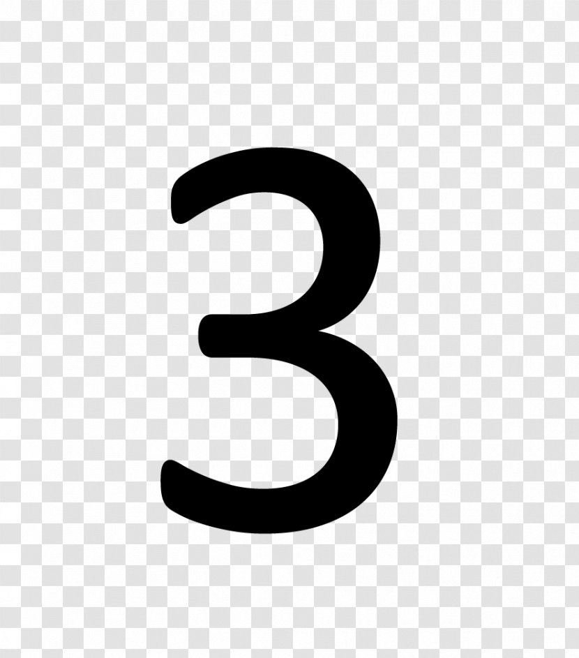 Number Blog Clip Art - Brand - Three Transparent PNG