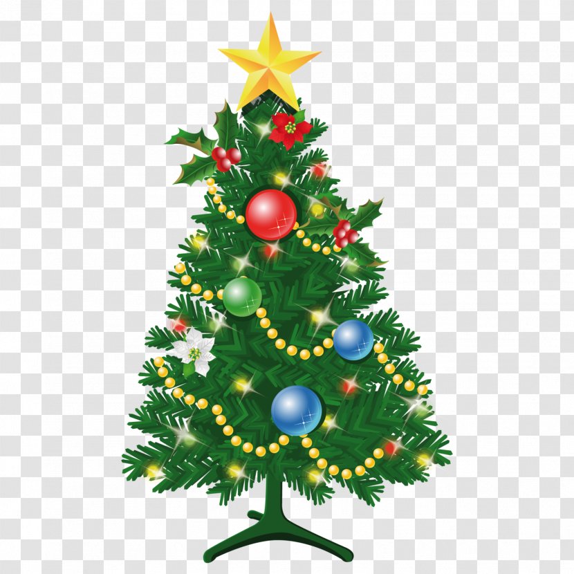 Christmas Tree Clip Art - Spruce Transparent PNG