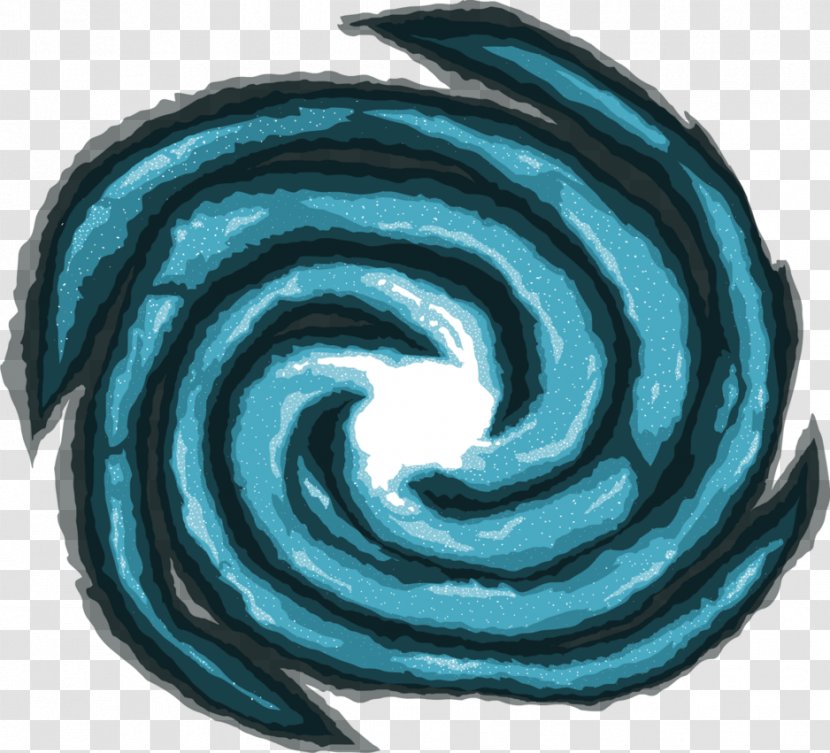 Spiral Turquoise Circle Transparent PNG