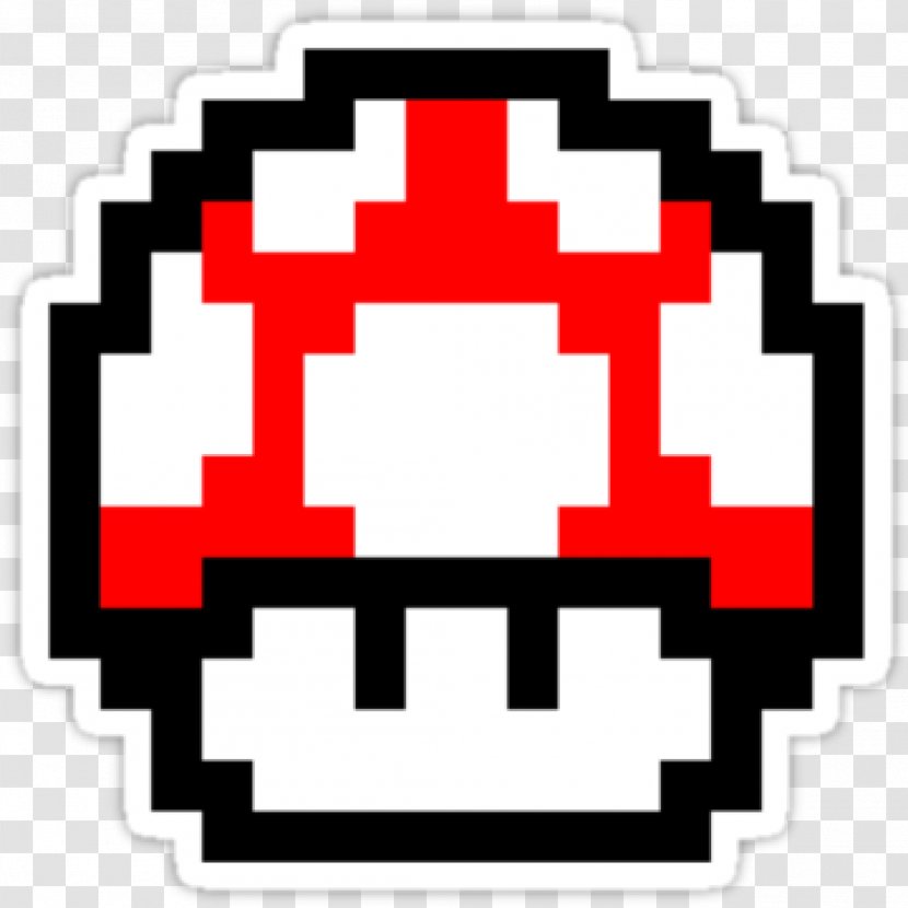Super Mario Bros. Mushroom 8-bit Toad - Series - Bros Transparent PNG
