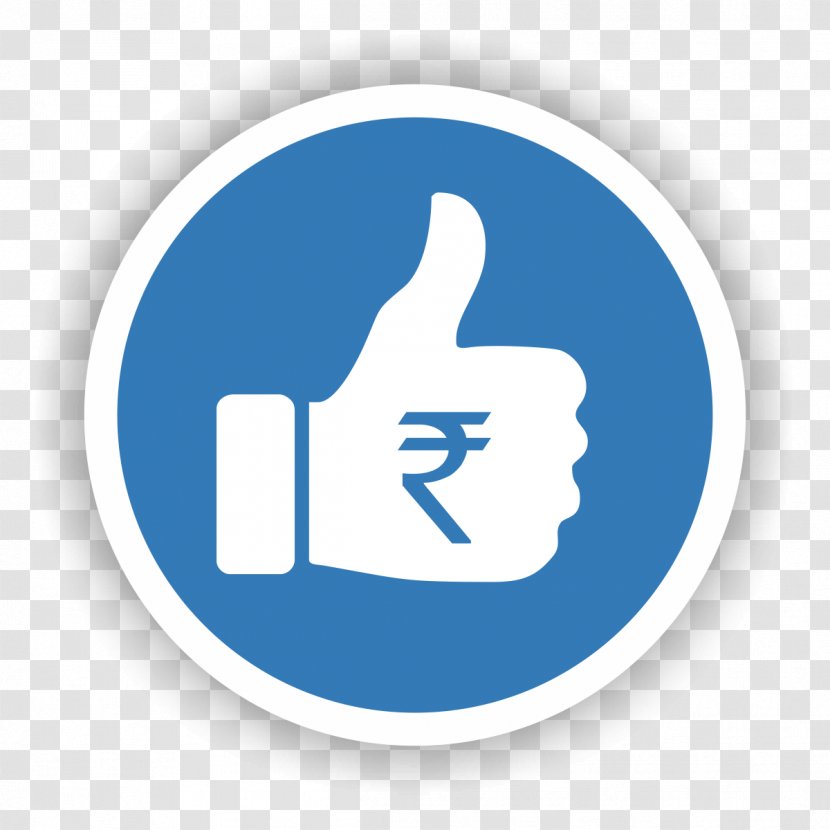 Thumb Signal Like Button - Blue - Pune Transparent PNG