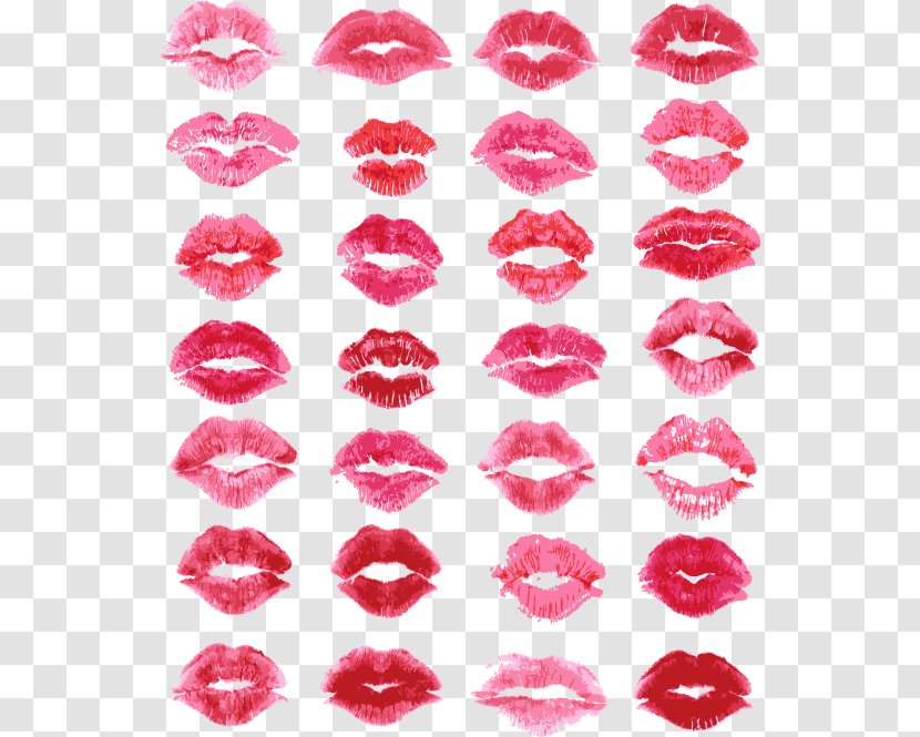 Kiss Lipstick Photography Royalty-free - Shutterstock - A Variety Of Vector Transparent PNG