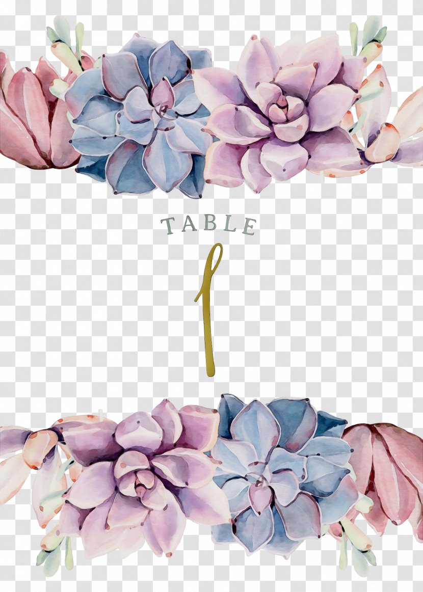 Flowers Wedding Invitation Watercolor - Plants - Artificial Flower Magnolia Family Transparent PNG