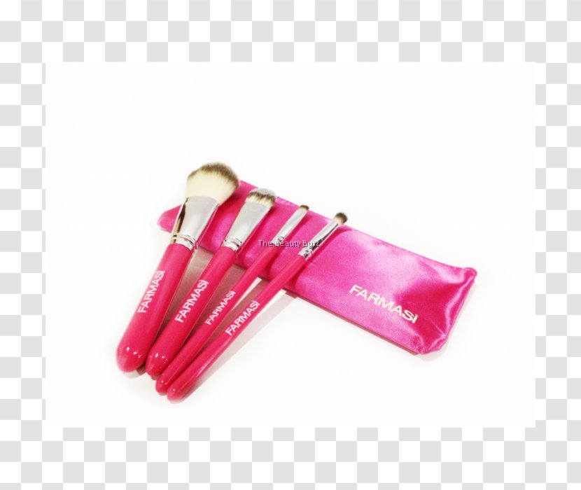 Makeup Brush Foundation Lip Gloss Cosmetics - Cashmere Wool - Pink Transparent PNG