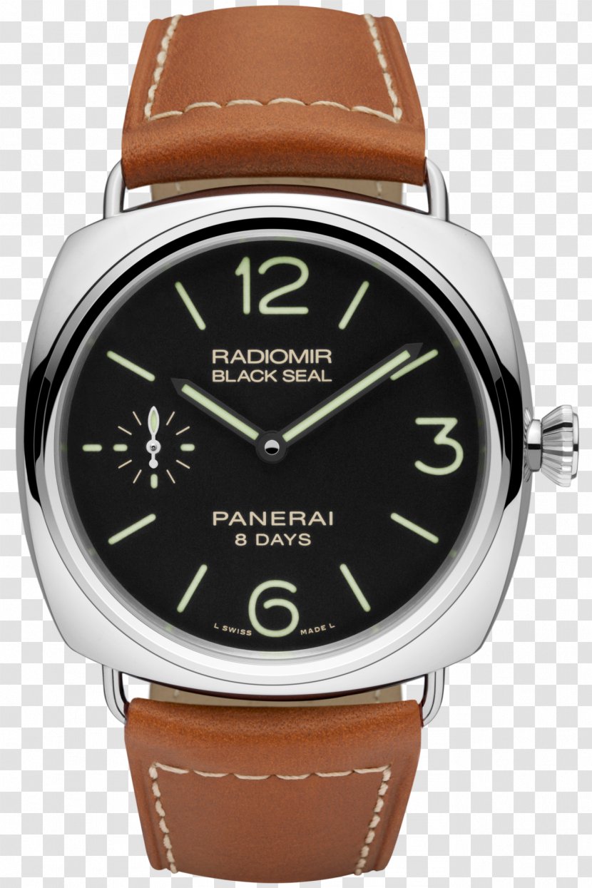Panerai Men's Luminor Marina 1950 3 Days Radiomir Watch Strap - Leather Transparent PNG