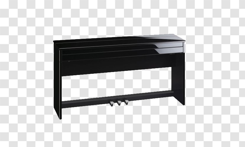 Black Coffee Table Digital Piano Roland Corporation - Flip Mirror Transparent PNG