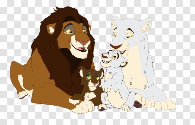 Lion Tiger Family Art Mammal - Fictional Character Transparent PNG