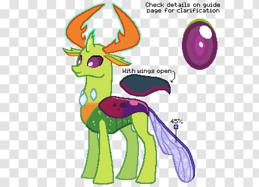 Pony Reindeer Color Changeling - Mythical Creature Transparent PNG